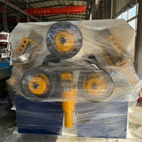 Máquina Hidráulica para Doblar Perfiles W24, Dobladora de Tubos de 3 Rodillos para Hierro Angular, Barra Redonda/Cuadrada