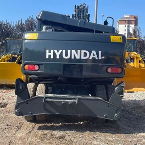 Excavatrice Hyundai 210W-9 d'occasion à 95% neuve, prix bas, importée du Japon, 21 tonnes, excavatrice sur roues Hyundai d'occasion, excavatrice Hyundai 210W-9 à vendre - Product Image 4