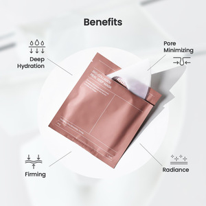 Biodance tè biologico vera maschera di perfusione Bio-collagene idrogel viso foglio di cristallo della Corea del sud integratore di materiale transfrontaliero