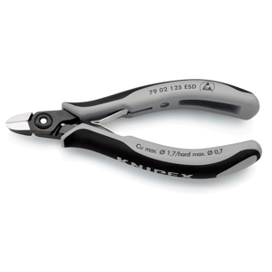Knipex Precision ESD <b>Side</b> <b>Cutter</b> 79 02 125 For Electronics Wire Cutting - Product Image 1