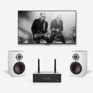 <span class=keywords><strong>Arylic</strong></span> <span class=keywords><strong>A50</strong></span> + 50Wx2 Hifi Clase D Receptor de música estéreo Multi-room USB DAC Amplificador de audio inalámbrico para sistema de cine en casa inteligente - Product Image 4