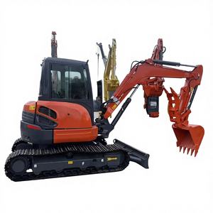 Горячая продажа: Японский импортный подержанный мини-экскаватор Kobota U55 (5 тонн), б/у экскаваторы U35, U55, U85 оптом - Product Image 1