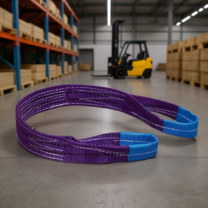 Correas Planas Fervi de Poliéster de Color, 2 Pulgadas de Ancho, Resistentes, para Uso con Transpaletas - Product Image 3