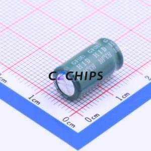 Condensador Electrolítico de Aluminio de Montaje Pasante EGF337M1VF16CB, Componente de Montaje Pasante (THT), D8xL16mm 330uF 20% 35V 3.5mm - Product Image 2