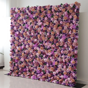 Fondo de Pared Floral de Seda Artificial con Lavanda y Rosas, Estilo Nórdico, para el Día de San Valentín y Acción de Gracias - Product Image 2