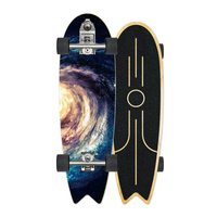 Planche à roulettes de surf en érable canadien, planche à roulettes de surf sur terre, planche à roulettes à quatre roues, type planche à roulettes de dérive