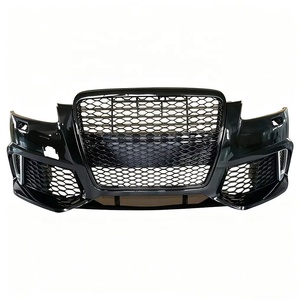 Para <span class=keywords><strong>Audi</strong></span> A6 C6 2009-2011, Conjunto de Parachoques Delantero Estilo <span class=keywords><strong>RS6</strong></span> con Rejilla, Kit de Conversión de Carrocería, Aspecto Agresivo - Product Image 2