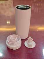 Thermos en acier inoxydable de 12 oz, plusieurs tailles, double paroi isolée, gobelet isotherme pour voiture avec couvercle amovible, tasse de voyage
