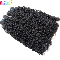 Extensiones de Cabello Humano Virgen Vietnamita de Primera Calidad 16A SDD Super Double Drawn Pixie Curl India Fumi con Puntas Completas y Rizos Pixie