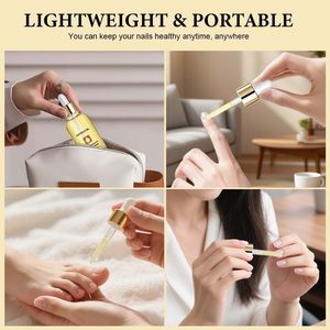 Huile nourrissante revitalisante pour cuticules en feuilles d'or 24 carats, marque privée en gros, avec logo personnalisé, vitamine E, huile pour cuticules avec boîte - Product Image 5