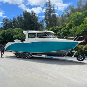 Barco <span class=keywords><strong>de</strong></span> pesca <span class=keywords><strong>de</strong></span> 9,6 <span class=keywords><strong>metros</strong></span>, pesca <span class=keywords><strong>de</strong></span> aluminio <span class=keywords><strong>con</strong></span> cabina cerrada, yate <span class=keywords><strong>de</strong></span> remos, barco fuerte y duradero <span class=keywords><strong>con</strong></span> baño a la venta - Product Image 1