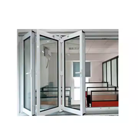 Luxseal Fenêtres en aluminium insonorisées à rupture thermique Fenêtres commerciales en verre à deux volets Fenêtre pliante en accordéon pour la maison