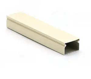 Beige Painting Aluminum Cable Duct 30*20mm Trunking