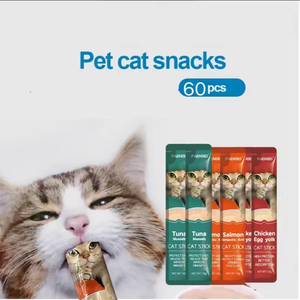 Vente en gros de friandises pour chats chatons de compagnie collations 3 saveurs délicieuses bandes de chat vente d'usine 15g de collation liquide pour chat