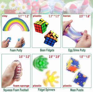 50PCS <b>Mini</b> Fidget Keychain Bulk Pack Small Sensory Fidget Toys for Kids Classroom Goodie Bag Party Favors Reward Gift - Product Image 5