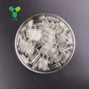 YS Taille 0 Capsules vides imprimées transparentes 00 Capsules de gélatine séparées - Product Image 3