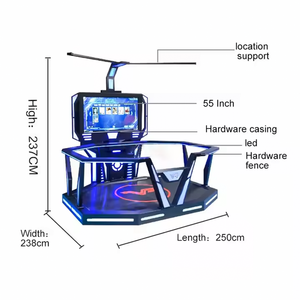 เครื่องจำลองผลไม้ตัดเล่นสกี1ปีเครื่องยิงขนาดใหญ่ลายหมีเสมือนจริง9DVR - Product Image 6