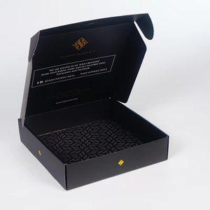 브랜드 공예 블랙 박스 포장 럭셔리 프리미엄 셔츠 스카프 의류 포장 상자 - Product Image 5