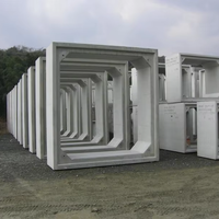 Coffrage de ponceau de boîte en béton préfabriqué en acier durable avec système push-pull automatique