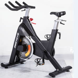 <span class=keywords><strong>Vélo</strong></span> de spinning d'intérieur de haute qualité avec pédalier ISIS, chaîne et <span class=keywords><strong>courroie</strong></span> SPD KEO pour entraînement cardio en salle de sport et club - Product Image 2