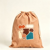 Sac à cordon personnalisé avec impression sur mesure, anti-poussière, pour camping en plein air, fêtes, vacances, sac promotionnel de distribution en gros