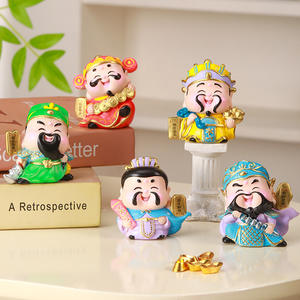 Cinq bénédictions meuble TV en résine écologique armoire à chaussures ensemble décorations de bureau pour pendaison de crémaillère bonne chance et porteur de richesse - Product Image 2