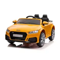 Mainan Mobil Listrik Anak-anak Audi TTRS Berlisensi Remote Control 12V Naik Mobil untuk Anak 10 Tahun Besar