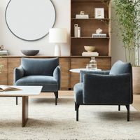 Fauteuil individuel moderne en tissu personnalisable, style minimaliste italien de luxe léger, pour chambre et salon