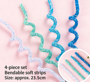 สายรัดสีสันสดใส DAMAI แบบ DIY งอได้ สำหรับตกแต่งเค้ก อุปกรณ์ตกแต่งขนมสำหรับงานวันเกิด - Product Image 3