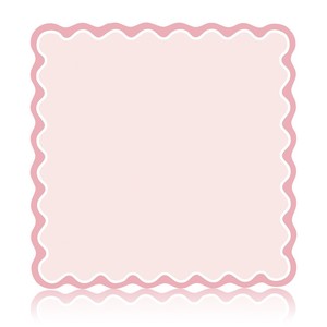 Tapis de Mahjong en Diatomite Rose Poudré à Bords Ondulés, Antidérapant, Réducteur de Bruit, Imperméable – Collection Printemps 2026 – Meilleures Ventes - Product Image 1