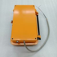 Téléphone de sécurité extérieur KNSP-01, analogique, SOS, d'urgence, mural, étanche, boutons vocaux, métal, tunnel, métro, filaire