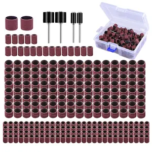 High Quality 264 Pieces Drum Sanders Set with 1/8 Shank 60/120 Grit for Rotary Tools