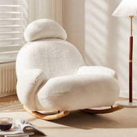 Fauteuil inclinable individuel, chaise à bascule, mobilier de salon, chaise longue de détente pour adultes, fauteuils modernes en velours