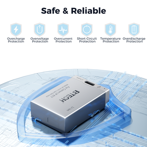 Batterie pour appareil photo Canon Type-C LP E17, compatible avec les modèles EOS R50, R8, R10, M6 Mark II, RP, 200D, <span class=keywords><strong>750D</strong></span>, 760D, 800D, R50V, conforme aux normes CE, ROHS, FCC - Product Image 2