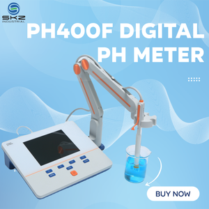 <span class=keywords><strong>pH</strong></span>-mètre de laboratoire certifié ISO/CE PH400F -2.000-20.000pH, capteur de qualité industrielle avec kit d'étalonnage et tampon - Product Image 1