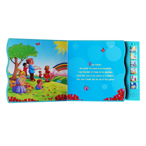 Libro de sonido EVA suave de alta calidad para niños pequeños, libro de música respetuoso con el medio ambiente con 6 botones, libros bíblicos para pequeños rezos - Product Image 4