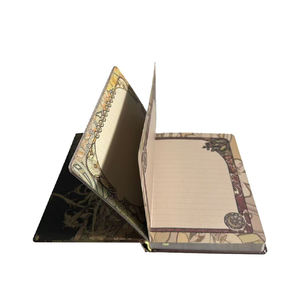 Carnet d'écriture exquis à couverture rigide de style vintage gravé avec impression - Product Image 6
