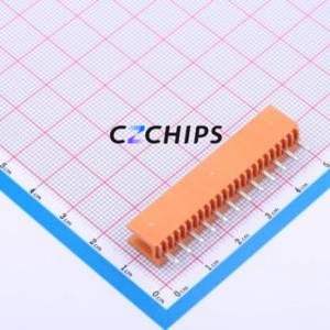 JL396V-39612O01 Plug-in Terminal Block Through hole,P=3.96mm Connector Board-to-Board / Socket - Open 1x12P 3.96mm Orange - Product Image 2