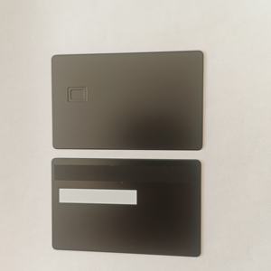 Kartu Kredit Cetak Gravure 4442 Emas 24K & Emas Rose & Kerajinan Logam Hitam dengan Strip Magnetik Hico dan Bar Tanda Tangan - Product Image 6