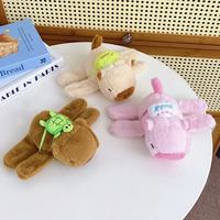 Peluche en coton PP brodée personnalisée, motif animal de zoo, mignonne et durable, pour enfants, pour bracelet anti-stress Pop Circle