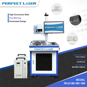 Perfect Laser Portable 20w 30w 50w Raycus MAX IPG Metal Fiber CO2 UV Laser Lazer Marking Engraving Marker Machine Engraver Price