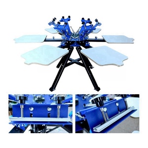 Manual High Efficiency Multi Color Custom Screen Printer Micro Registrion T Shirt Socks Screen Printer Screen <b>Printing</b> <b>Machine</b> - Product Image 3