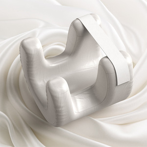 หมอนเมมโมรี่โฟมรูปตัวยู สีขาว หมอนเสริมความงามป้องกันริ้วรอยสำหรับผู้ใหญ่ ความแน่นปานกลาง - Product Image 3