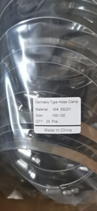 Lớn nhiệm vụ nặng nề Mỹ loại ống Clip Ống thép không gỉ Kẹp - Product Image 5