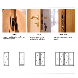 דלת עץ EOKO בעלת מרקם עץ לא אחיד לחדר שינה, דירה, מלון או משרד, ניתנת להתאמה אישית - Product Image 3