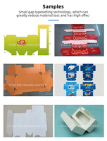 Cortador de papel plano de pegatina de vinilo, máquina de plegado corrugado Vulcan de panal de abeja, plóter de corte plano para cartón