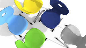 HY0267 Reino Unido educativo muebles Silla de Estudiante - Product Image 2