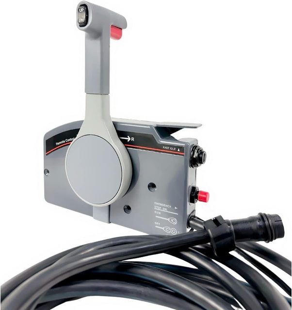 Yamaha Outboard Boat Engines Side Mount Remote Control Box 7pin Push to Open
