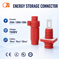 Connecteur de batterie haute intensité 250A-350A, connecteur de stockage d'énergie 1500V pour armoires de batteries photovoltaïques industrielles