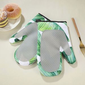 Oven Mitts Silicone Extra <b>Long</b> Professional Silicone Kitchen <b>Gloves</b> - Product Image 6